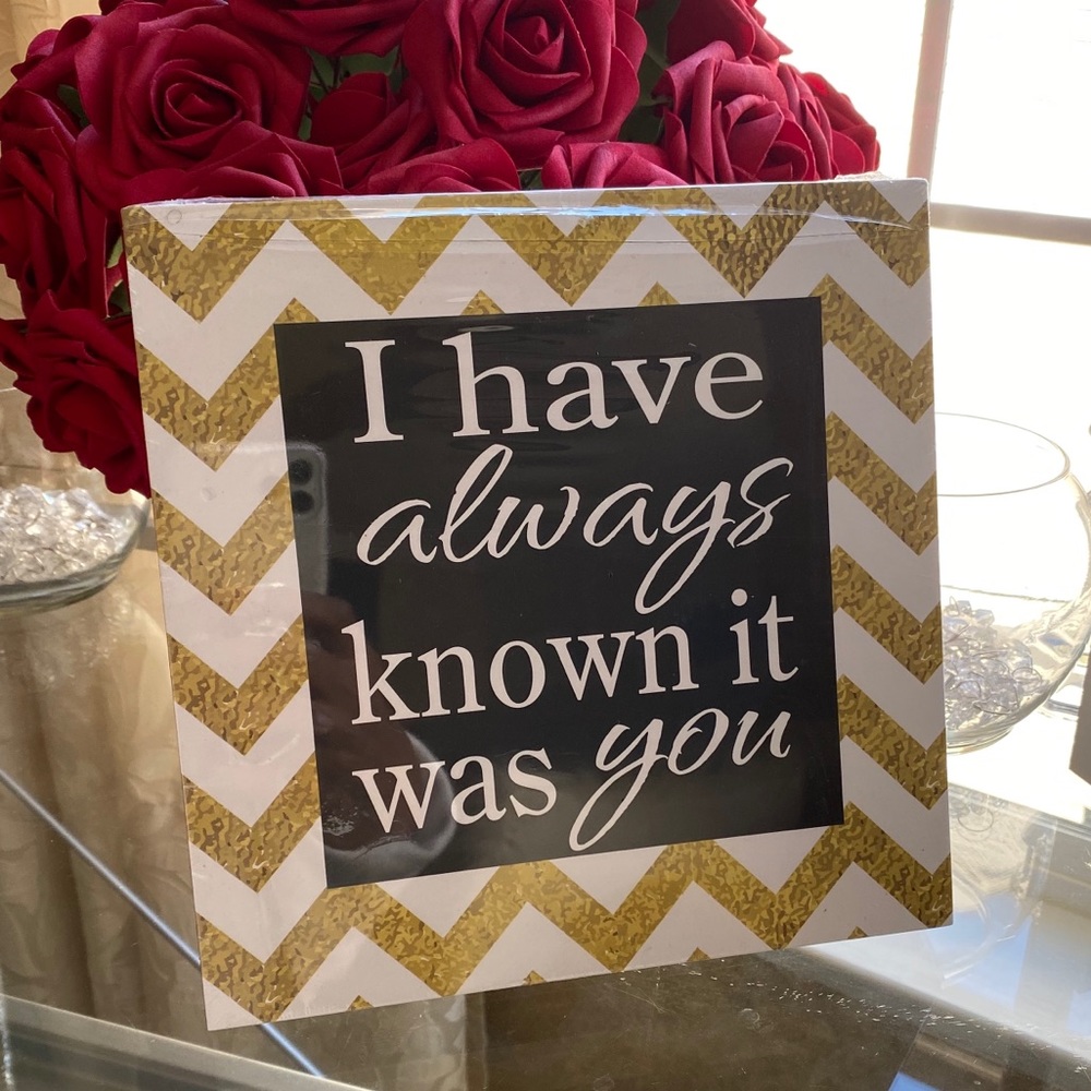 Word Block Accent Decor